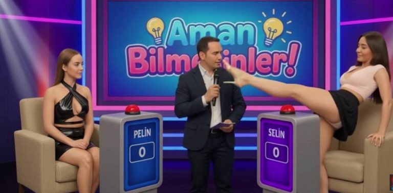 Soruya Sinirlendi Butona Tekme Attı /AMAN BİLMESİNLER BAŞLIYOR